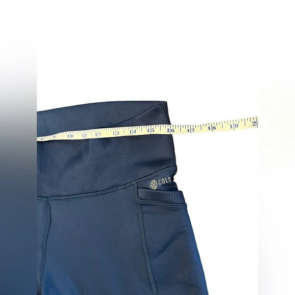 Adidas COLD.RDY Golf  Leggings Size L Womens Blue Stretch Medium Weight Pockets - Picture 7 of 8